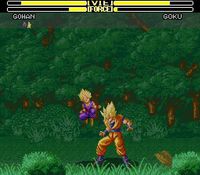 Dragon Ball Z - La Legende Saiyen, capture d'écran
